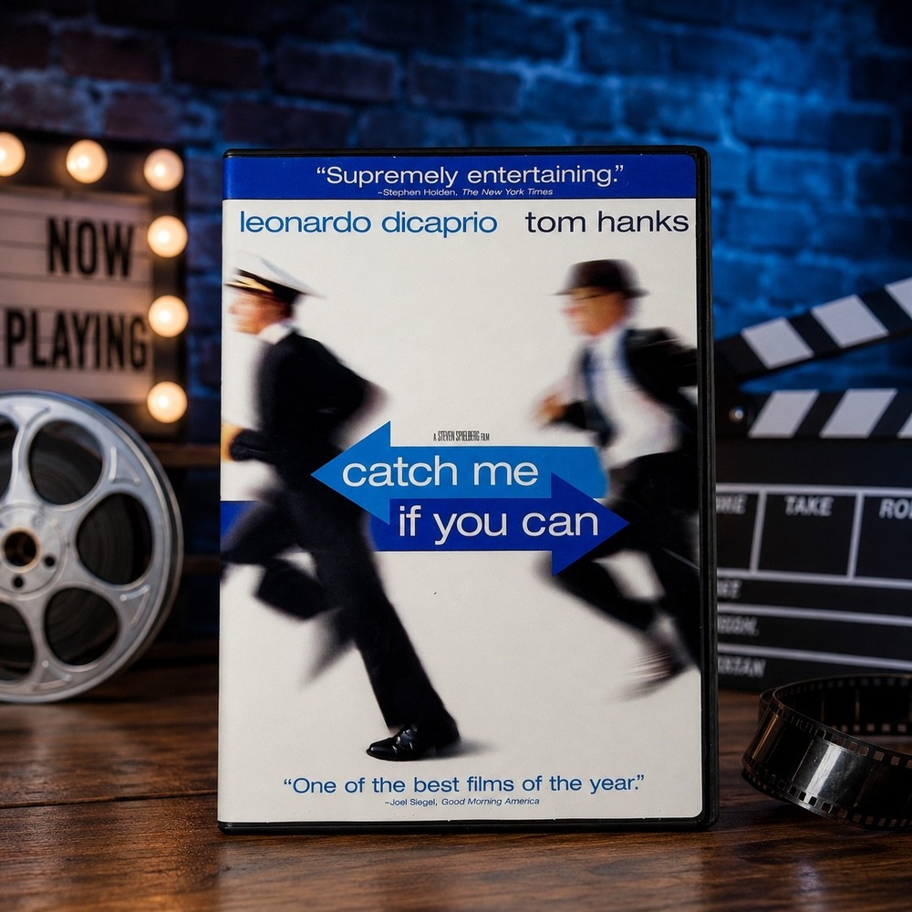 Catch Me If You Can DVD 2003 Leonardo DiCaprio Tom Hanks Steven Spielberg Crime